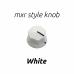 mxr  style knob, 1" dia, 1/4" shaft (MXRKNOB1"MASTER) by synthcube.com